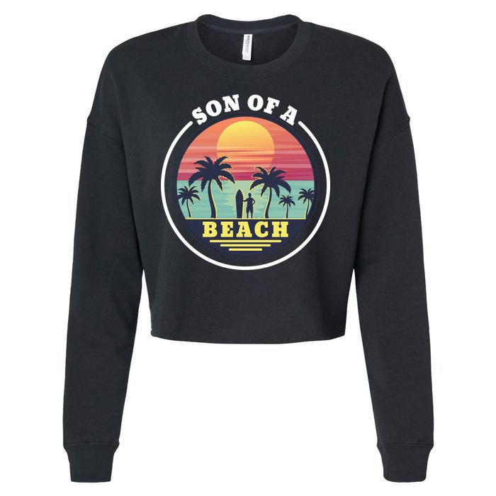 Son of A Beach Cropped Pullover Crew