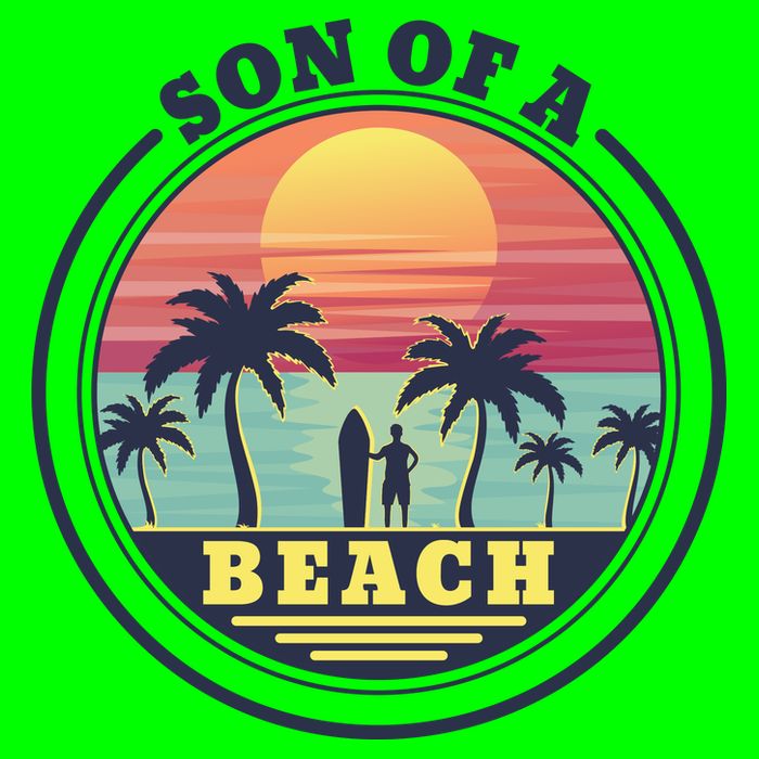 Son of A Beach Button