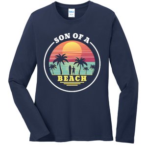 Son of A Beach Ladies Long Sleeve Shirt