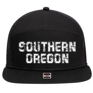 Southern Oregon Athletic Sport College 7 Panel Mesh Trucker Snapback Hat