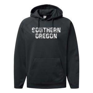 Southern Oregon Athletic Sport College Performance Fleece Hoodie