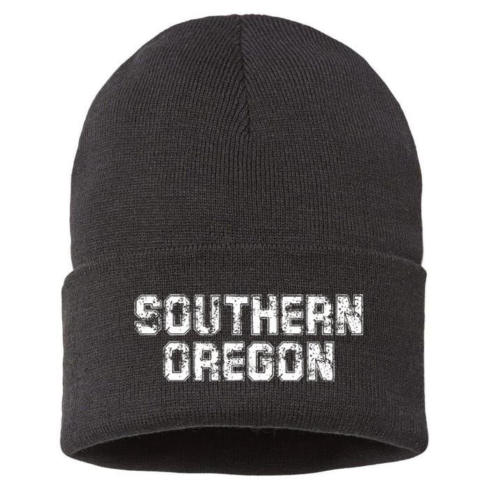 Southern Oregon Athletic Sport College Sustainable Knit Beanie