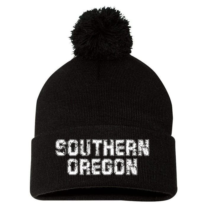 Southern Oregon Athletic Sport College Pom Pom 12in Knit Beanie