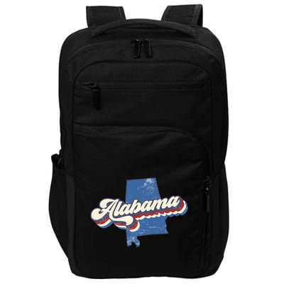 State Of Alabama Retro Logo Impact Tech Backpack