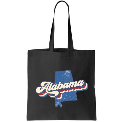 State Of Alabama Retro Logo Bag