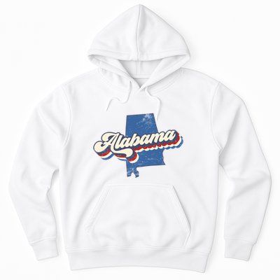 State Of Alabama Retro Logo Hoodie