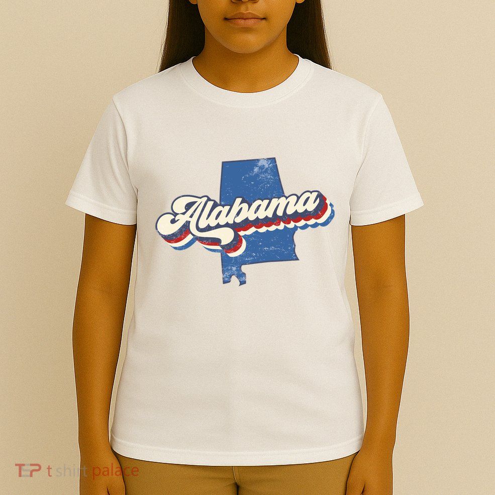 State Of Alabama Retro Logo T-Shirt