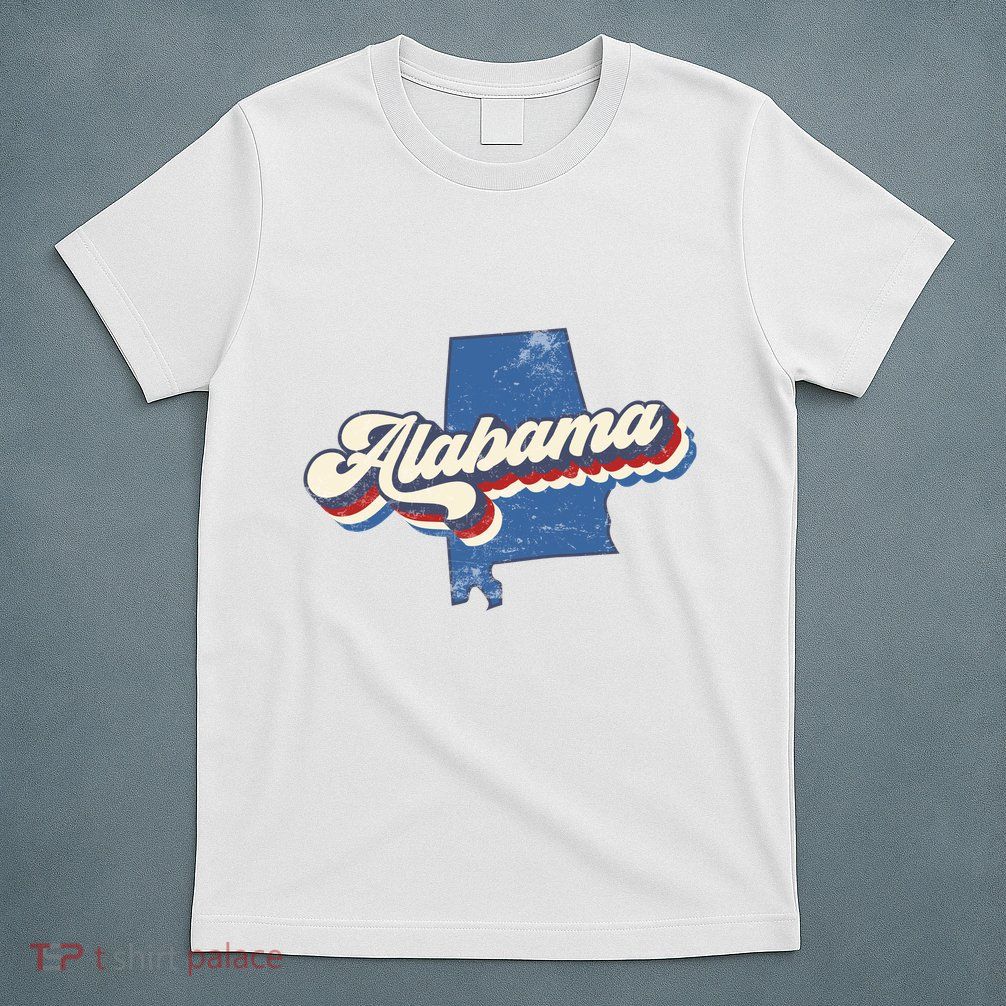 State Of Alabama Retro Logo T-Shirt