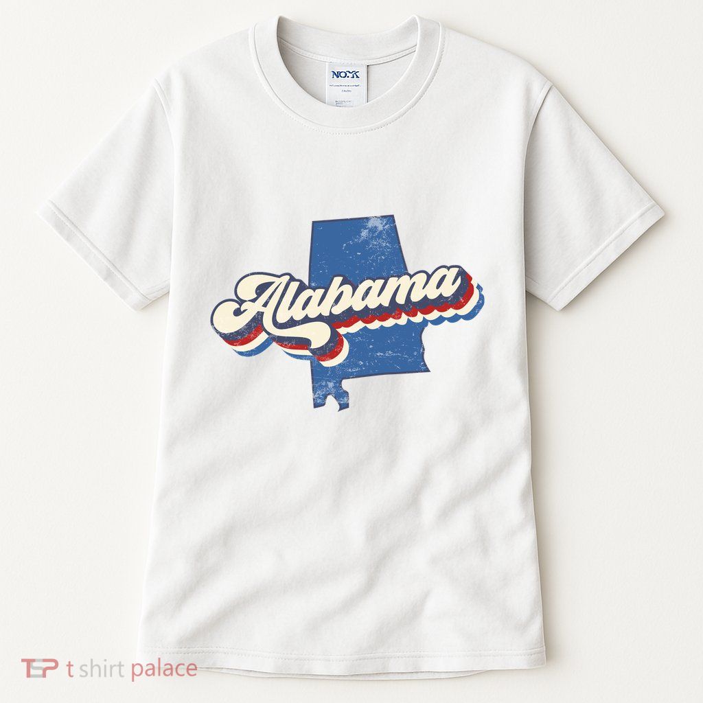 State Of Alabama Retro Logo Tall T-Shirt