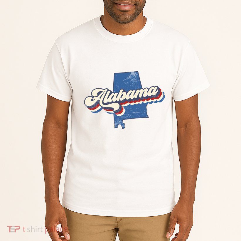 State Of Alabama Retro Logo Tall T-Shirt
