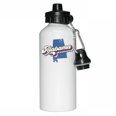 State Of Alabama Retro Logo Aluminum Water Bottle