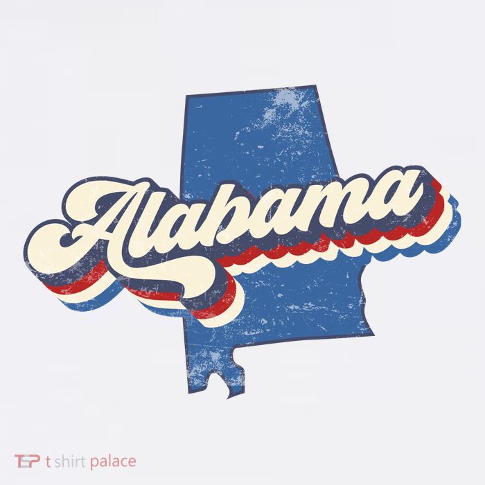 State Of Alabama Retro Logo 11oz C Handle Ceramic Mug