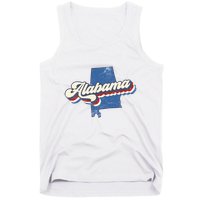 State Of Alabama Retro Logo Tank Top