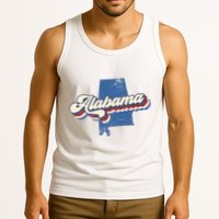 State Of Alabama Retro Logo Tank Top
