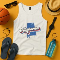 State Of Alabama Retro Logo Tank Top