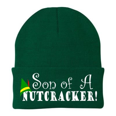 Son Of A Nutcracker Funny Christmas Elf Hat Knit Cap Winter Beanie