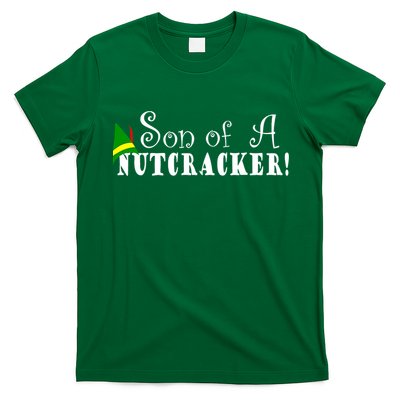 Son Of A Nutcracker Funny Christmas Elf Hat T-Shirt