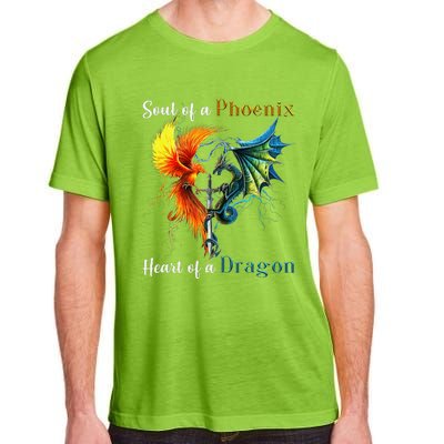 Soul Of A Phoenix Heart Of A Dragon Adult ChromaSoft Performance T-Shirt