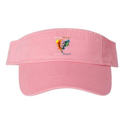 Soul Of A Phoenix Heart Of A Dragon Valucap Bio-Washed Visor
