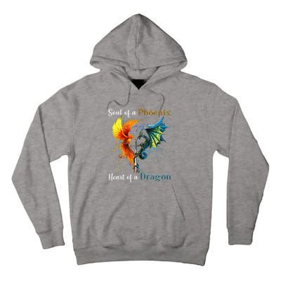 Soul Of A Phoenix Heart Of A Dragon Tall Hoodie