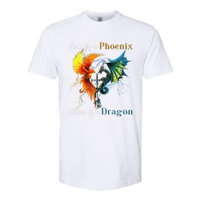 Soul Of A Phoenix Heart Of A Dragon Softstyle® CVC T-Shirt