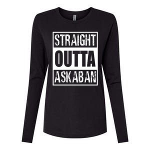 Straight Outta Askaban Womens Cotton Relaxed Long Sleeve T-Shirt