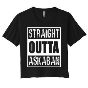 Straight Outta Askaban Women's Crop Top Tee