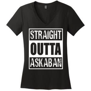 Straight Outta Askaban Women's V-Neck T-Shirt