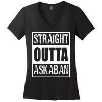 Straight Outta Askaban Women's V-Neck T-Shirt