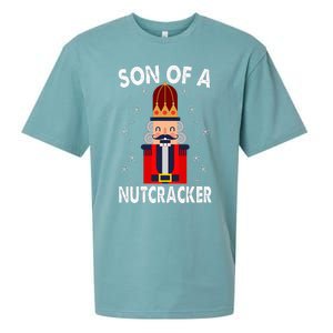 Son Of A Nutcracker Funny Christmas Nutcracker Sueded Cloud Jersey T-Shirt