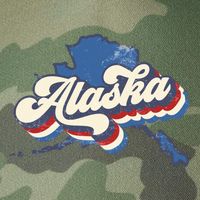 State Of Alaska Retro Logo Legacy Tie Dye Trucker Hat