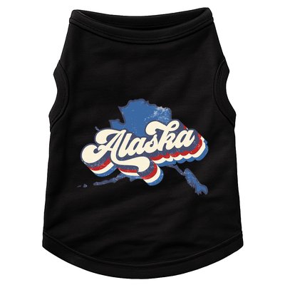 State Of Alaska Retro Logo Doggie Tank