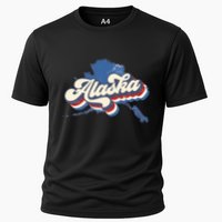State Of Alaska Retro Logo Performance Shirt