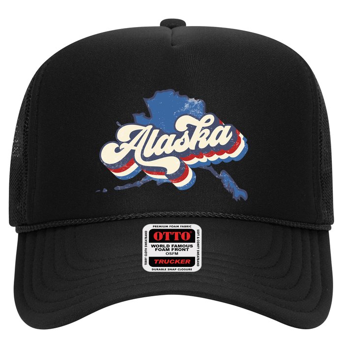 State Of Alaska Retro Logo Trucker Hat