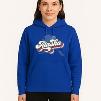 State Of Alaska Retro Logo Hoodie