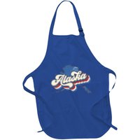 State Of Alaska Retro Logo Apron