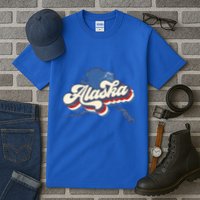 State Of Alaska Retro Logo Tall T-Shirt