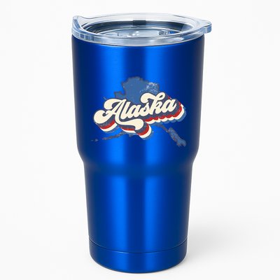 State Of Alaska Retro Logo Tumbler