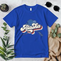 State Of Alaska Retro Logo Premium T-Shirt