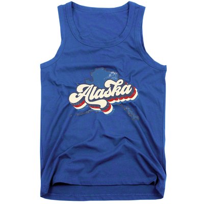 State Of Alaska Retro Logo Tank Top