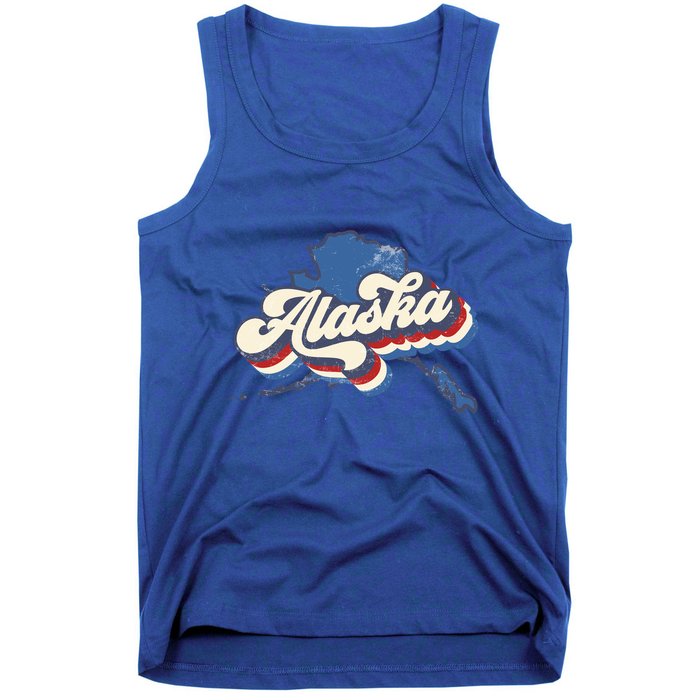 State Of Alaska Retro Logo Tank Top