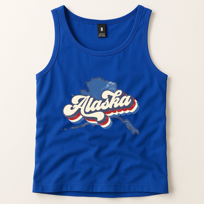 State Of Alaska Retro Logo Tank Top