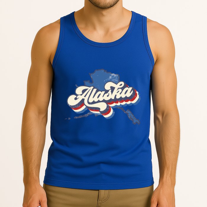 State Of Alaska Retro Logo Tank Top