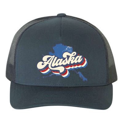 State Of Alaska Retro Logo Yupoong Adult 5-Panel Trucker Hat