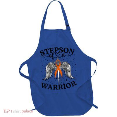 Stepson Of A Warrior Leukemia Cancer Awareness Support Squad Gift Apron