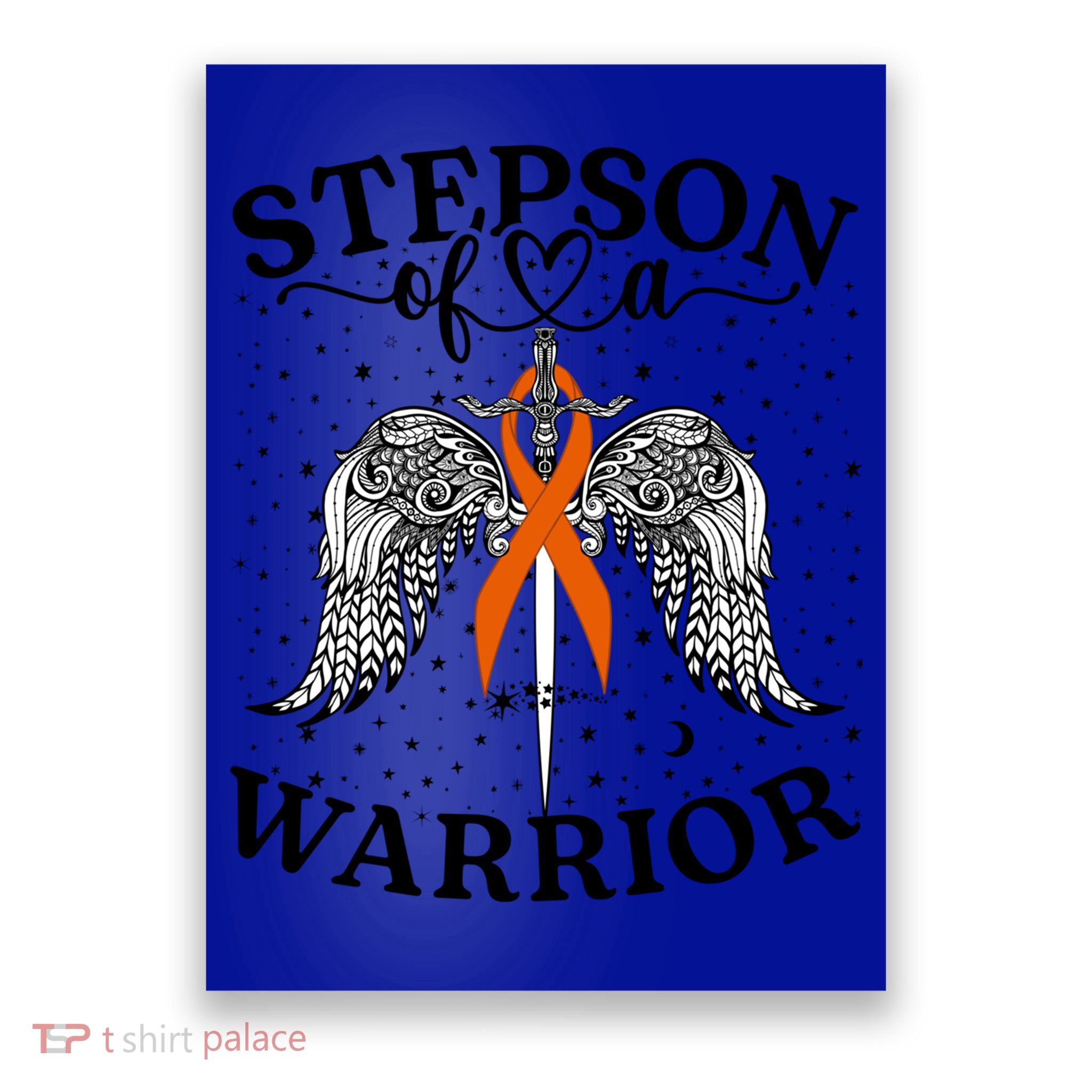 Stepson Of A Warrior Leukemia Cancer Awareness Support Squad Gift Poster