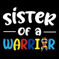 Sister Of A Warrior Autism Awareness Cooling Performance Crew T-Shirt