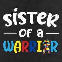Sister Of A Warrior Autism Awareness 11oz C Handle Ceramic Mug