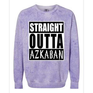 Straight Outta Askaban Funny Graphic Cute Gift Colorblast Crewneck Sweatshirt