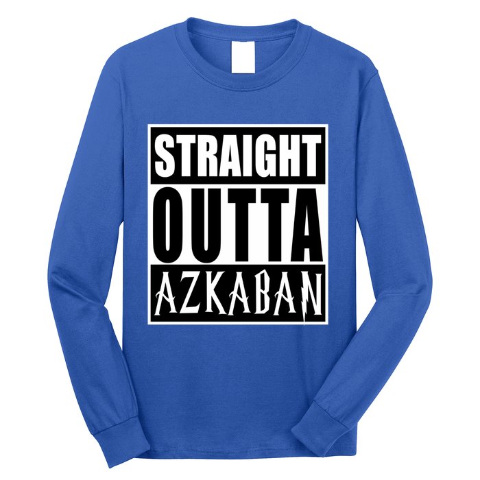 Straight Outta Askaban Funny Graphic Cute Gift Long Sleeve Shirt